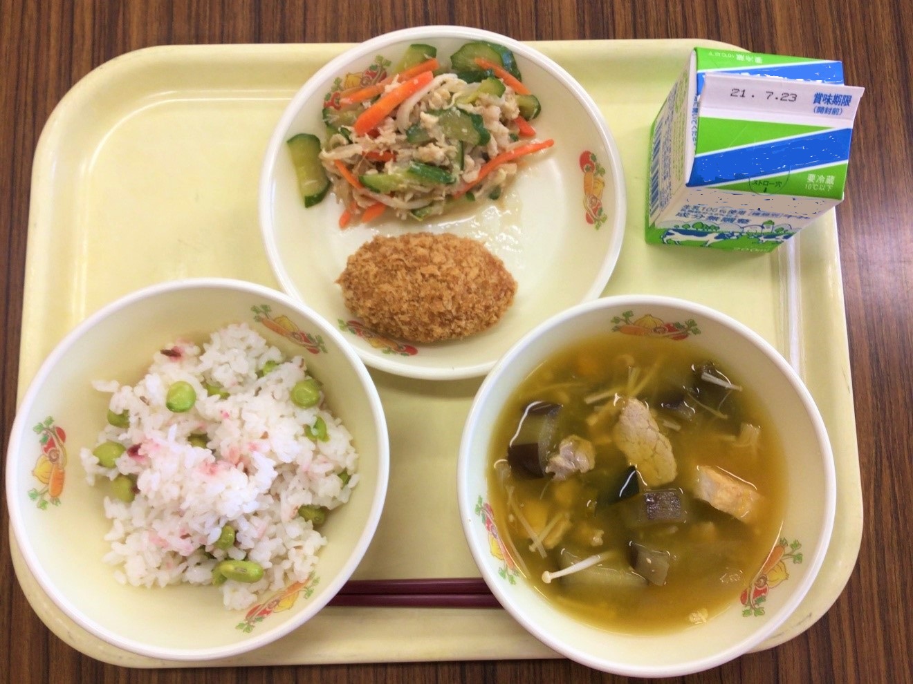 7月うんめぇ給食