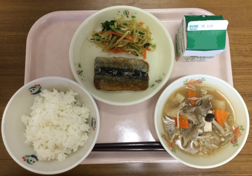 令和元年9月統一献立の写真