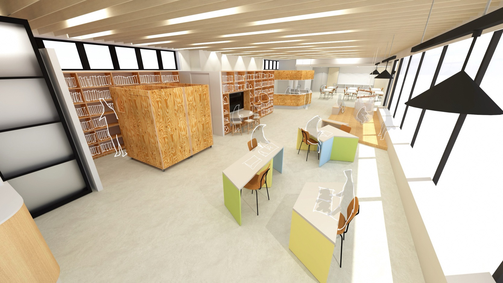 「こどものいばしょミライe」イメージ図2