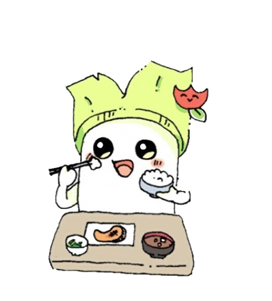 五泉市食育推進キャラクター 11.ねぎっちバランス食事