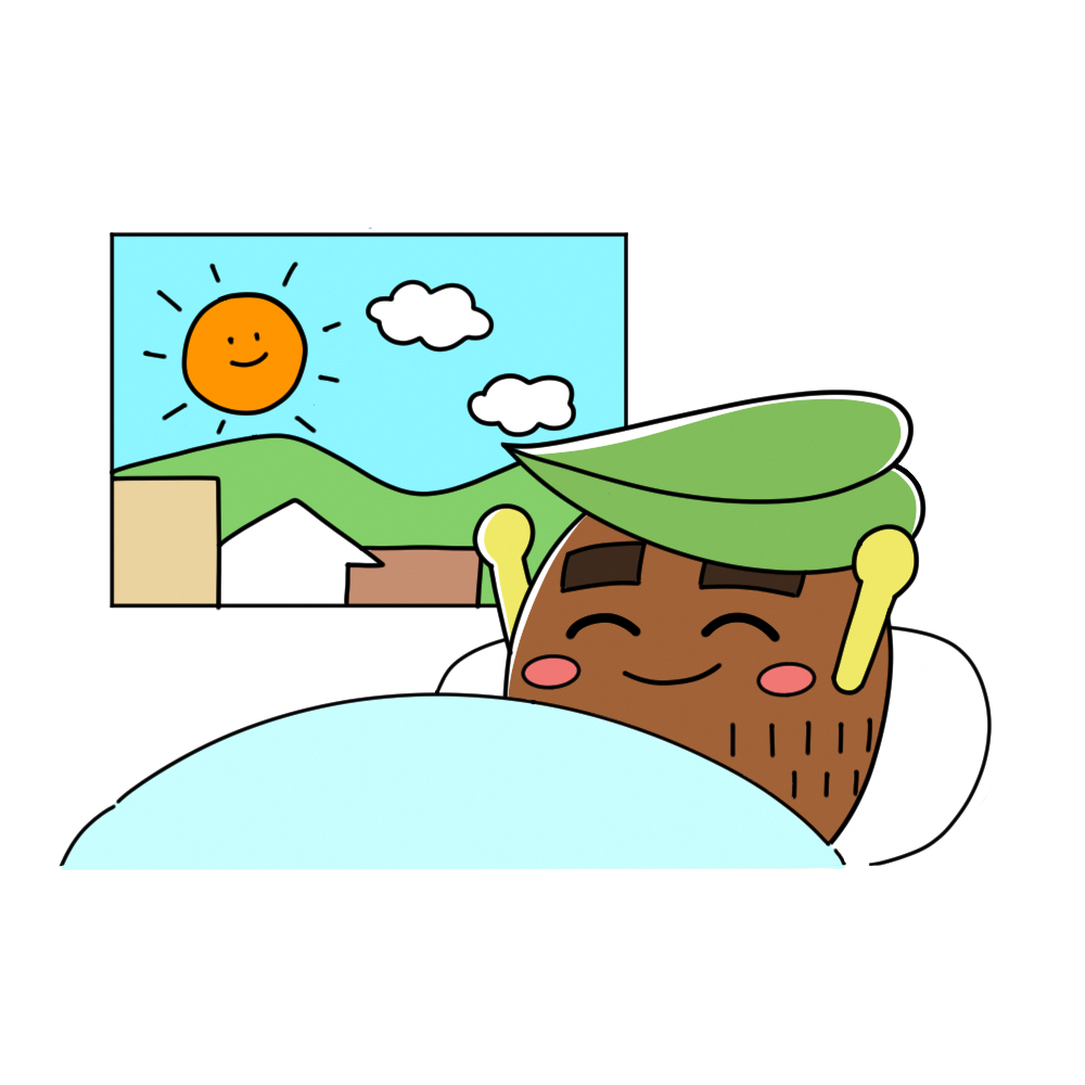 五泉市食育推進キャラクター24.早起き