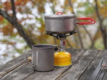 ガスコンロでコーヒーを作る