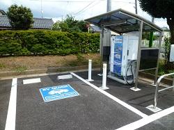 五泉市村松支所の充電設備の写真