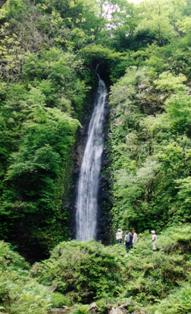 小面谷地区にある視後平の滝の写真