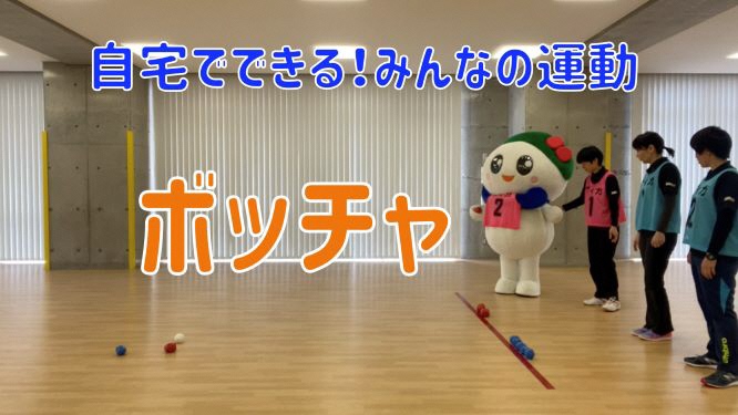 自宅でできる！みんなの運動家族でスポーツボッチャ編