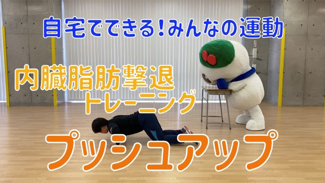 自宅でできる！みんなの運動内臓脂肪撃退トレーニング上半身編