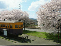 廃線となった蒲原鉄道の写真